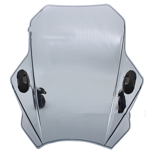 Universal Street Motorcycle Windshield β Smoke Lens Wind Deflector - product photo 2 of 5