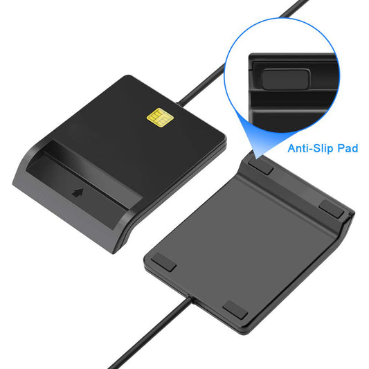 USB Smart Card Reader - ID, SIM, CAC & Bank Card Reader - product photo 2 of 10