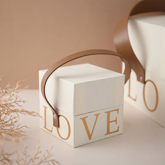 Small gift box shown in multiple colors