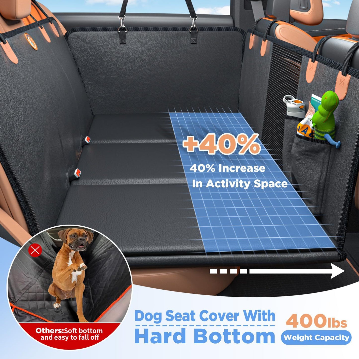car pet mat in orange