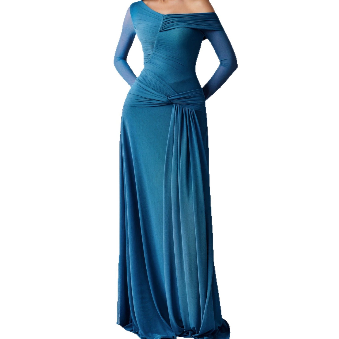 mermaid dress back view