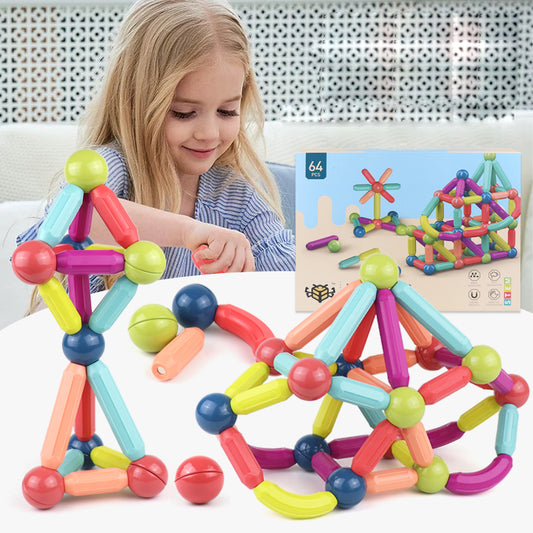 Magnetic Building Blocks Set – Educational STEM Toy for Kids - product photo 2 of 8