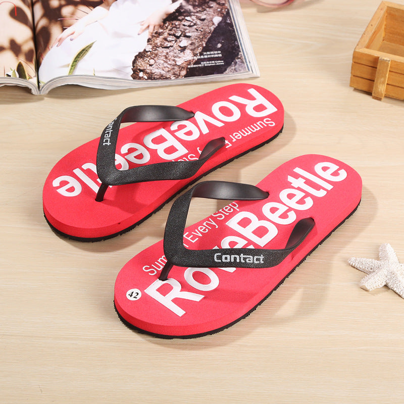 Boys' Summer Beach Flip Flops β Anti-Slip Soft Leather Sandals - product photo 6 of 6