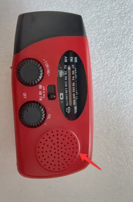 Solar & Hand Crank Emergency Radio Flashlight with USB Charging - product photo 12 of 12