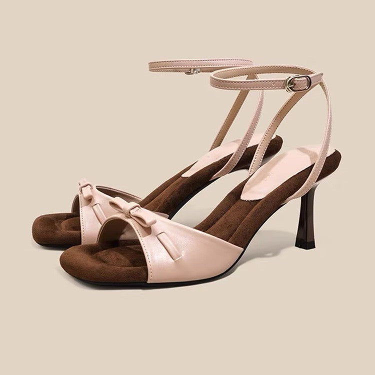 Sandals styled with summer outfit