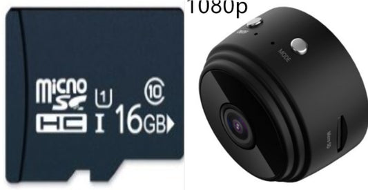 Mini sports camera color options black white