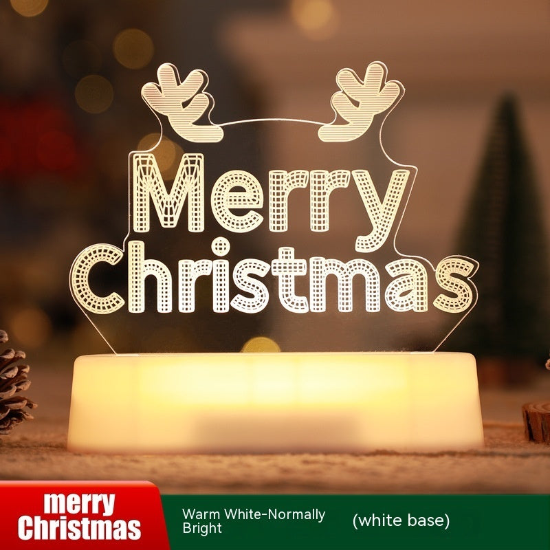 3D Acrylic LED Night Light β Christmas & Holiday Decorative Lamp - product photo 14 of 14