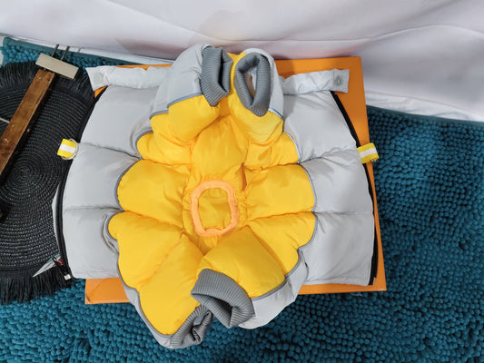 Thick Warm Winter Dog Jacket with Cotton Lining - product photo 2