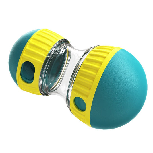Dog treat dispenser toy color options
