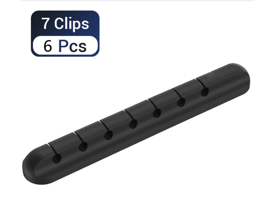Silicone USB Cable Winder β Desktop Cable Organizer & Management Clips - product photo 15 of 15