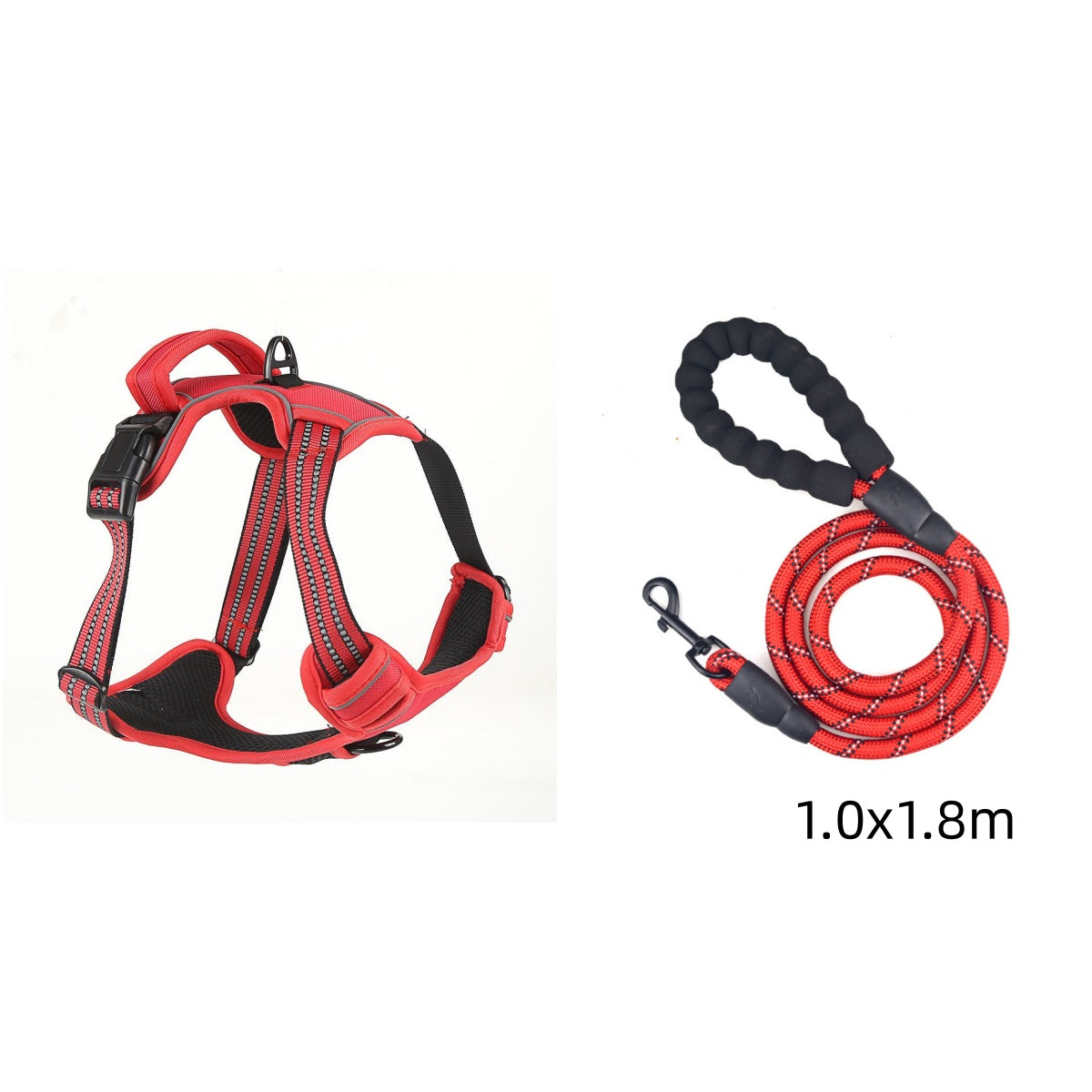 No-Pull Reflective Dog Harness β Breathable Adjustable Pet Vest - product photo 18 of 18