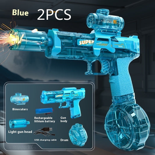 LED Light-Up Electric Water Gun – Automatic Spray Water Blaster for Kids - product photo 2 of 5