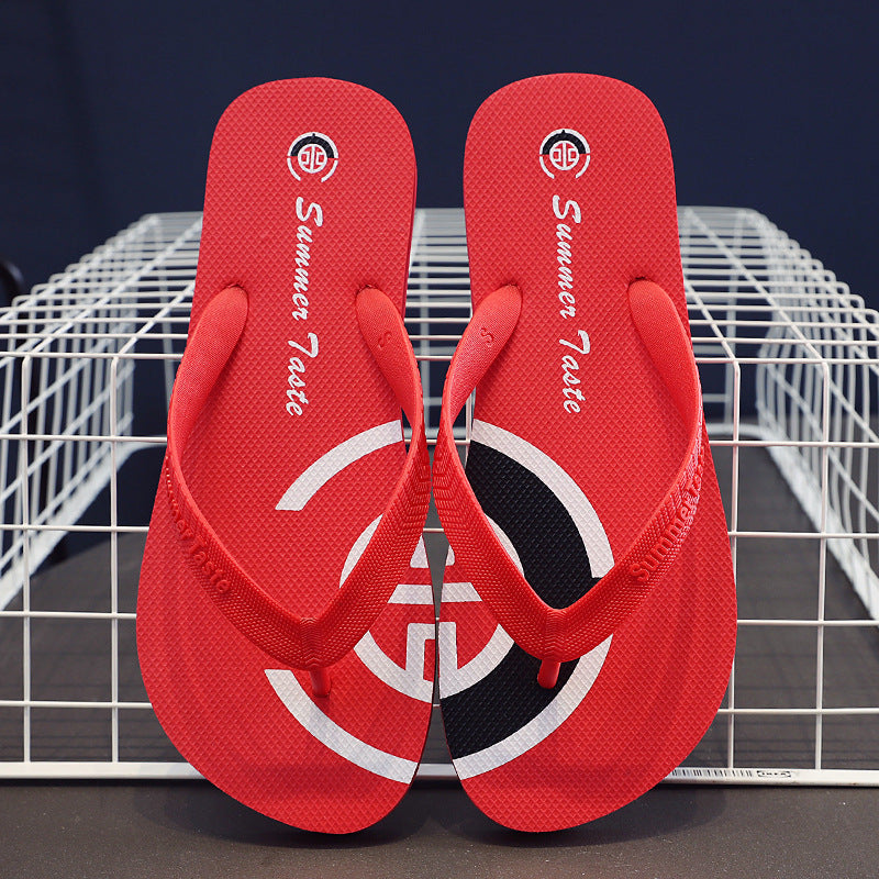 Fashion beach flip-flops - packaging