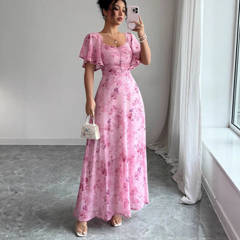 Floral summer dress additional angle