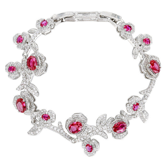 Close-up of rhinestone pave detail