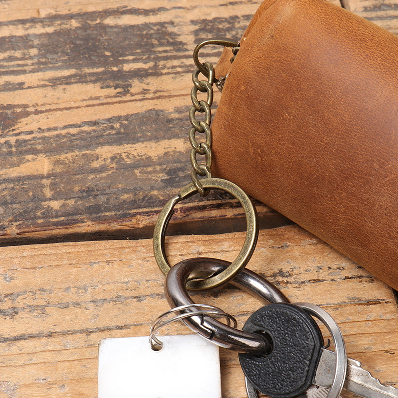 All three leather clutch color options displayed together