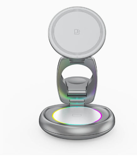 4-in-1 wireless charging stand for phone watch and earphones - photo 11 of 12