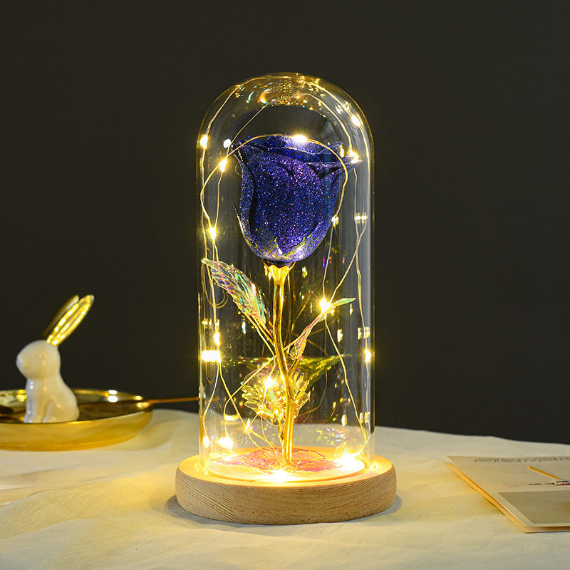 Eternal Rose LED Light in Glass Dome – Romantic Gift for Valentine's, Weddings & Mother's Day - product photo 11 of 13