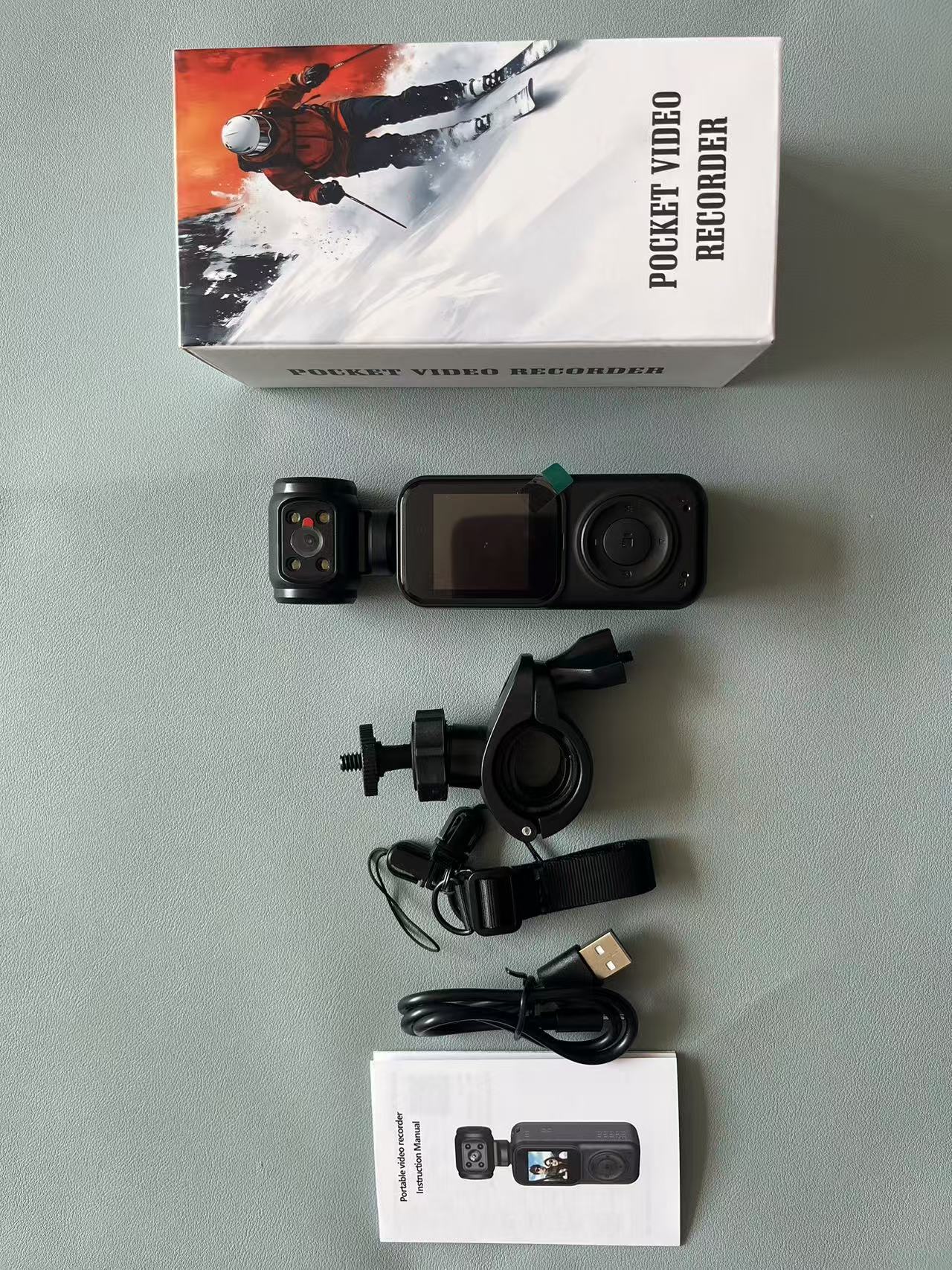 Dual-Lens 2K Action Camera – Handheld Sports & Cycling Recorder – photo 5 of 6