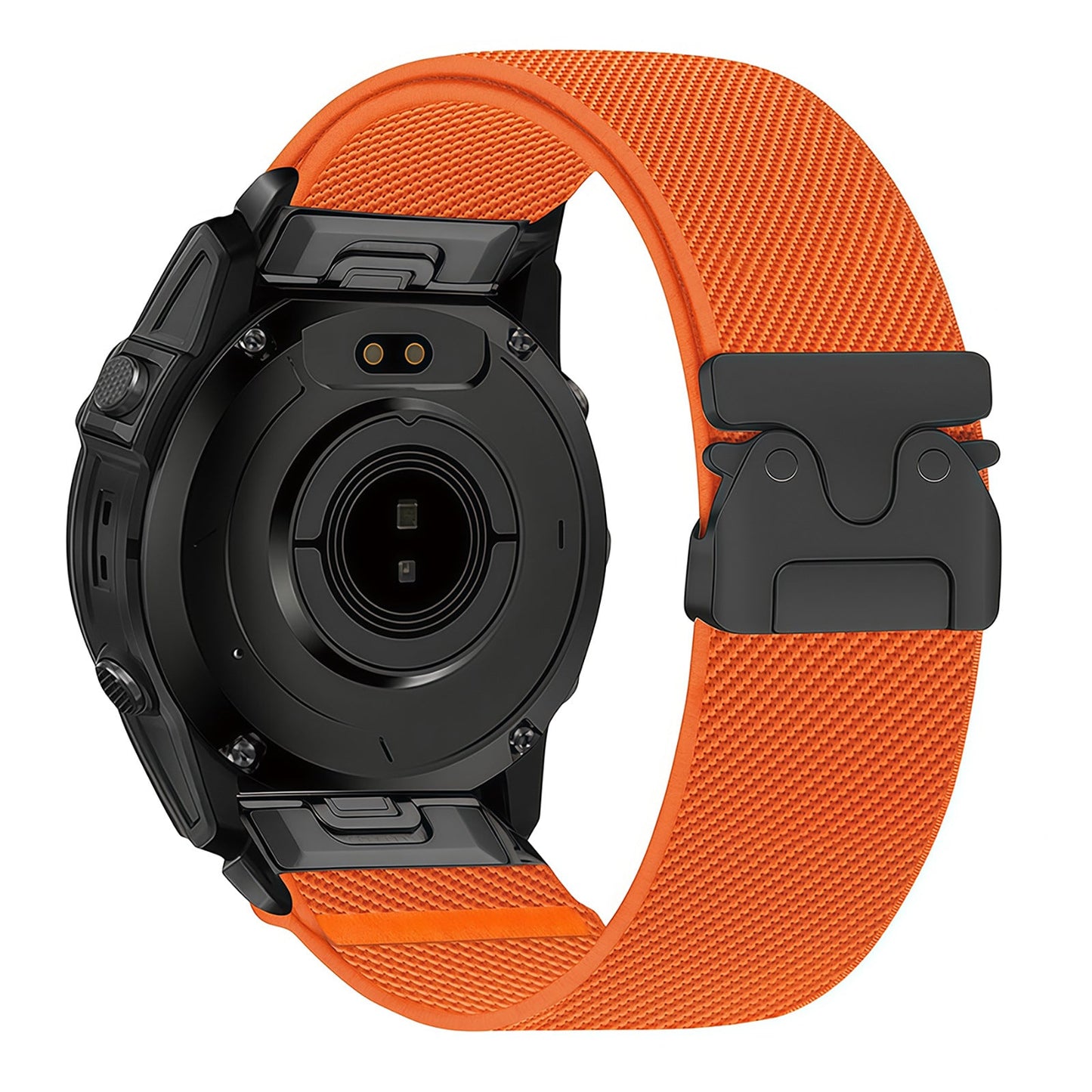 Quick-release nylon elastic watch strap – quick-release spring bar detail