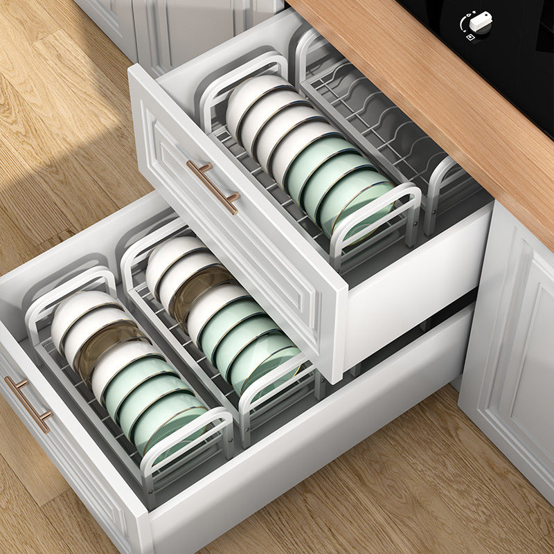 Kitchen storage rack chopstick canister detail