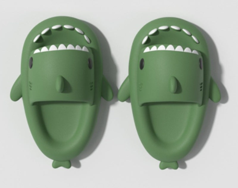 Cartoon Shark Slippers - Soft Non-Slip Indoor & Outdoor Slippers for Couples - product photo 21 of 25
