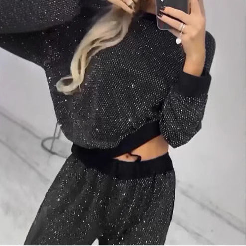 Women's autumn winter long sleeve round neck loose top - view 5