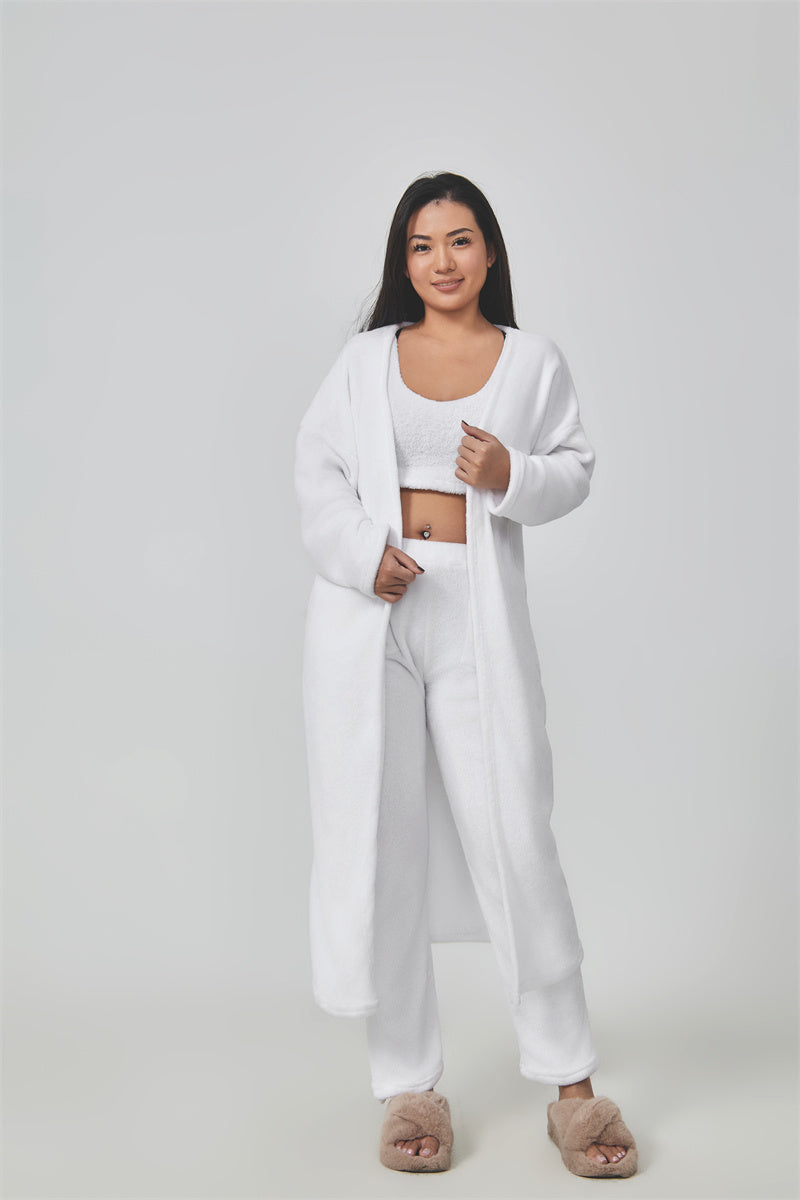 Cozy 3-Piece Pajama Lounge Set – Soft Matching Winter Loungewear - product photo 8 of 8