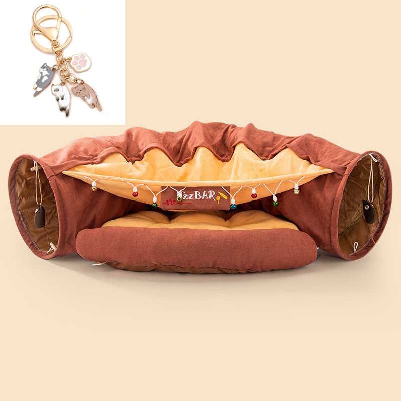 Collapsible fabric cat tunnel – product photo 8