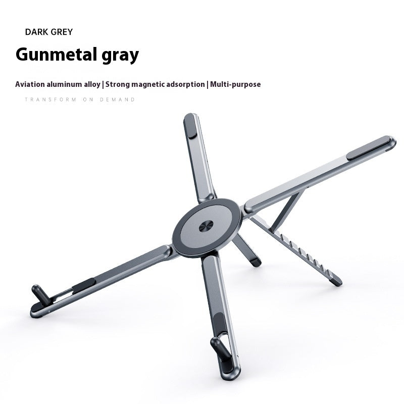Foldable Magnetic Phone Holder – Adjustable Tablet & Laptop Stand - product photo 4 of 7