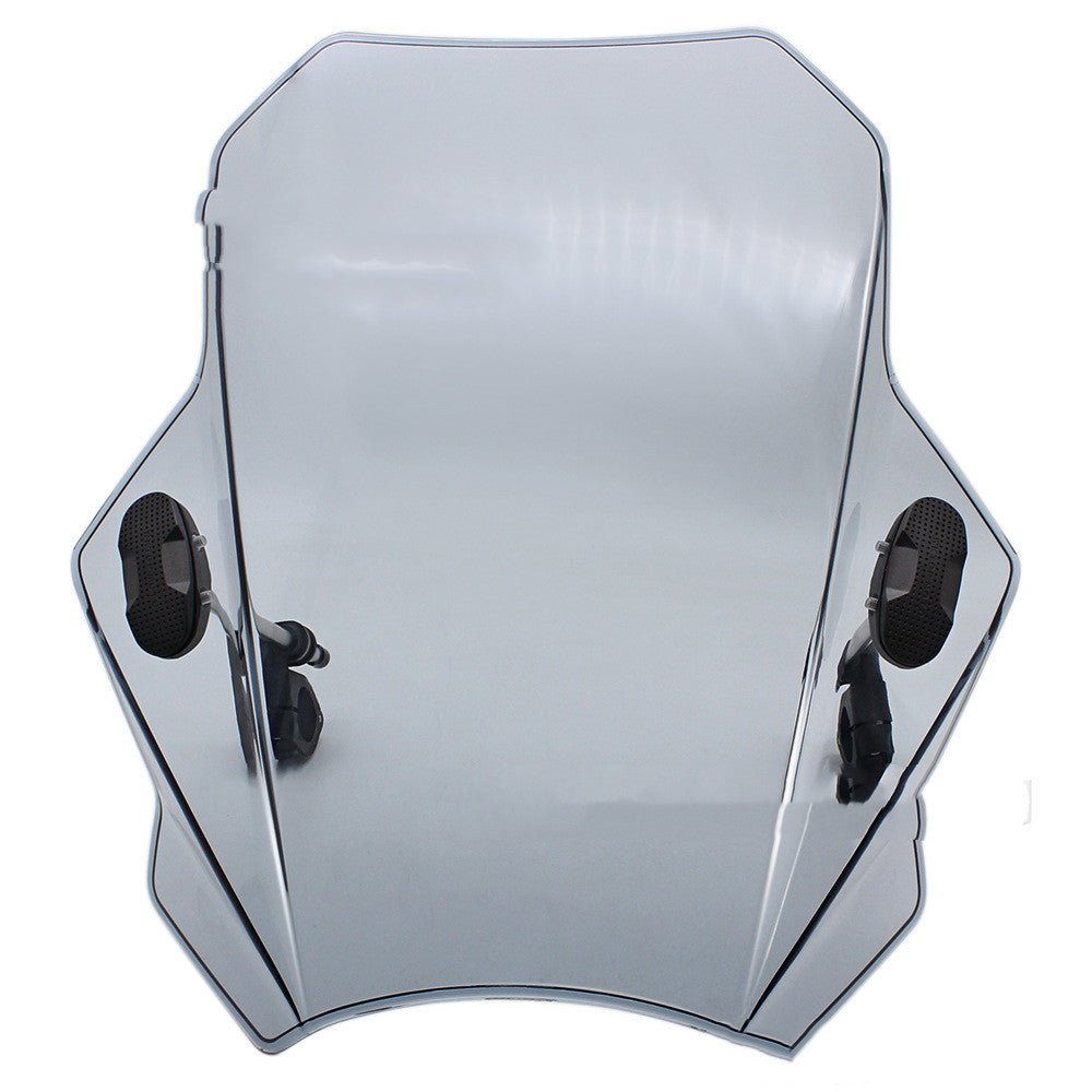 Universal Street Motorcycle Windshield – Smoke Lens Wind Deflector - product photo 2 of 5
