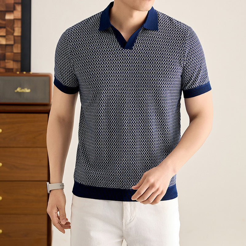 Men's Solid Color Breathable T-Shirt – Slim Fit Cotton Tee – photo 4 of 8
