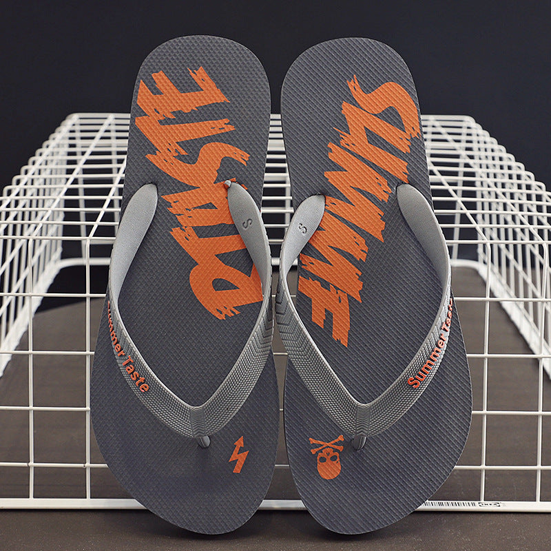 Men's non-slip flip-flops - White