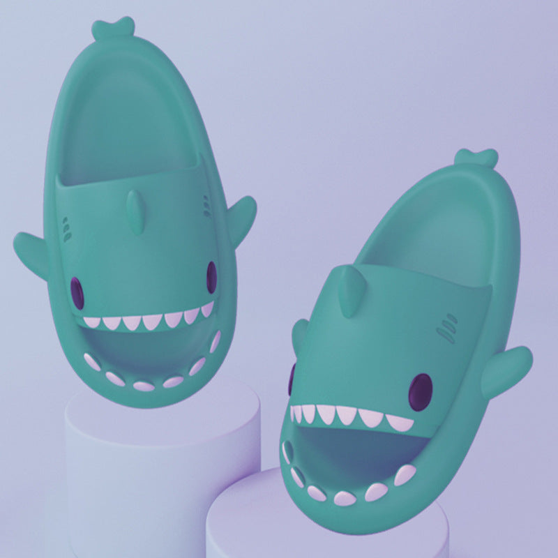 Cartoon Shark Slippers - Soft Non-Slip Indoor & Outdoor Slippers for Couples - product photo 22 of 25