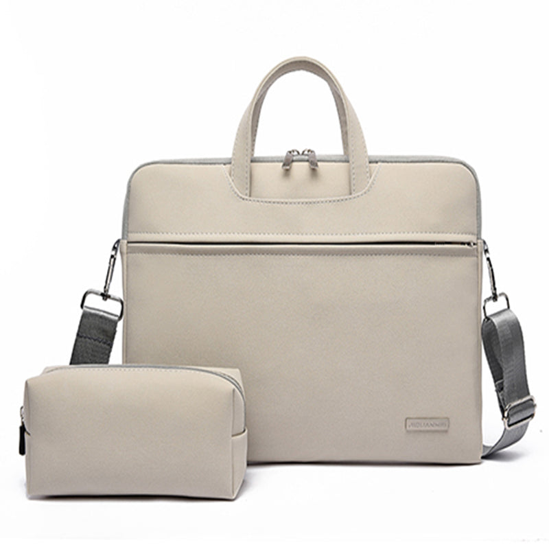 PU Leather Laptop Bag - Convertible Shoulder Briefcase - product photo 5 of 10