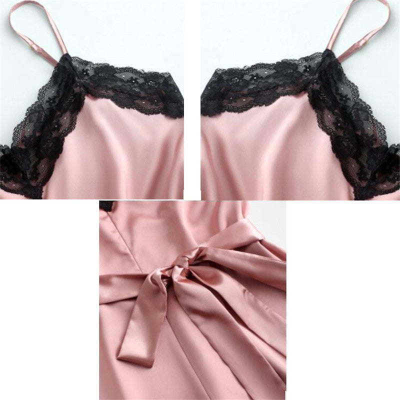 Women's Satin Pajama Set – 2-Piece Loungewear - product photo 3 of 5