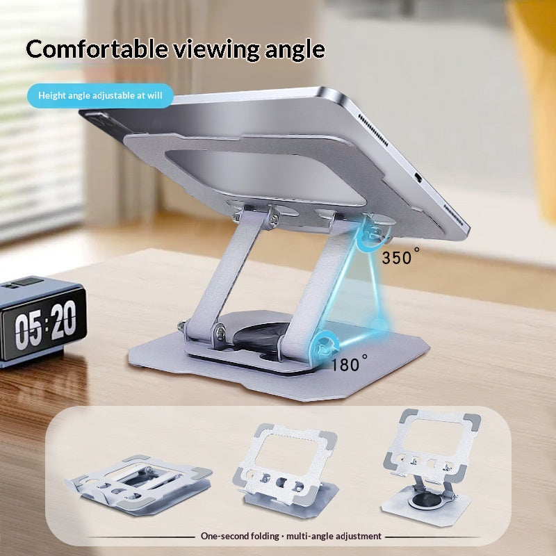 tablet stand in silver