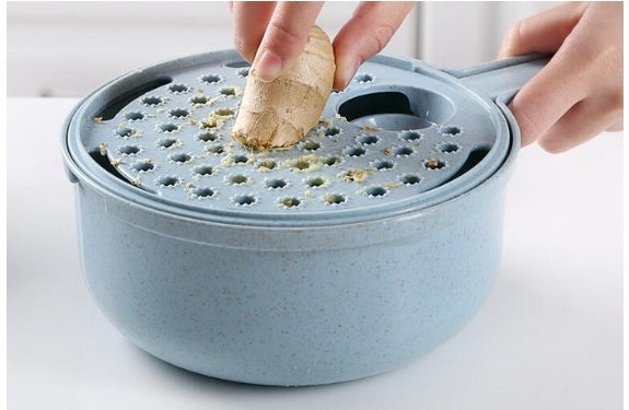8-in-1 Mandoline Slicer – Vegetable Slicer, Potato Peeler & Grater with Strainer - product photo 6 of 8