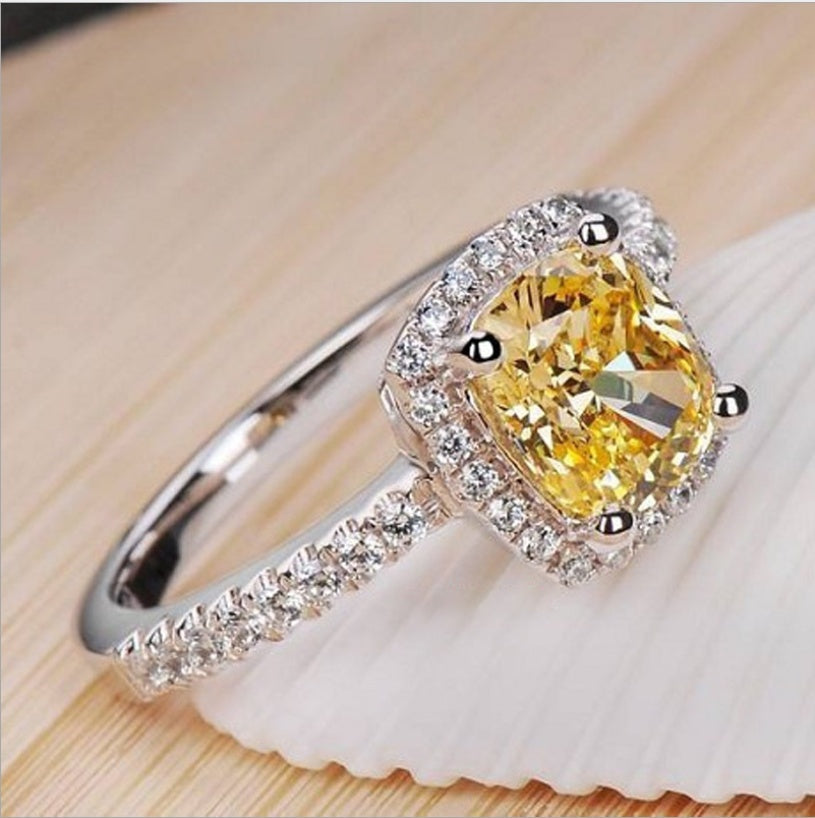 Multiple ring color and finish options displayed together