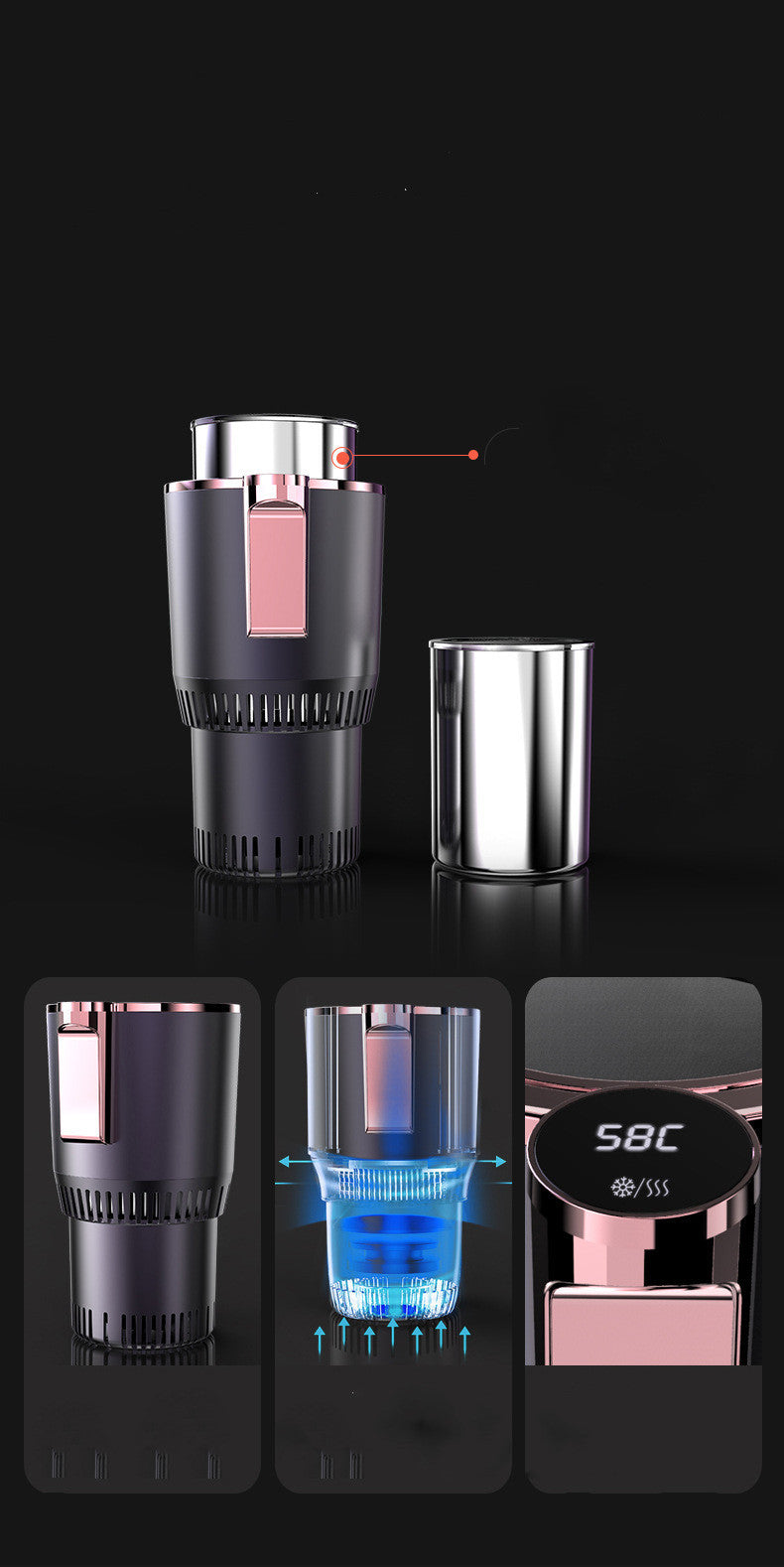 Car cup warmer color options
