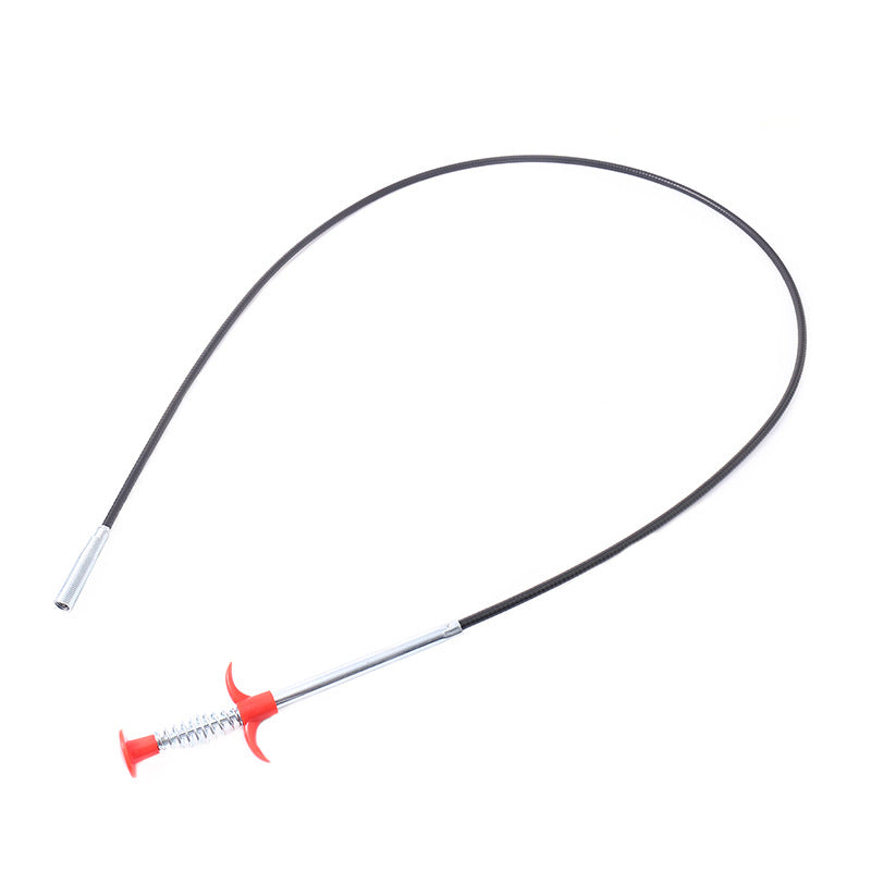 Sewer Dredger Spring Pipe Dredging Tool – Drain Clog Remover & Hair Cleaner - product photo 7 of 8