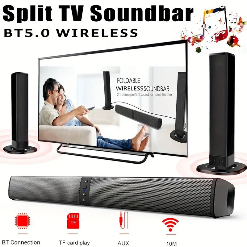 2-in-1 Soundbar & Bluetooth Speaker for Living Room Home Theater - product photo 2 of 5