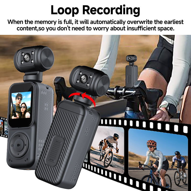 Dual-Lens 2K Action Camera – Handheld Sports & Cycling Recorder – photo 2 of 6