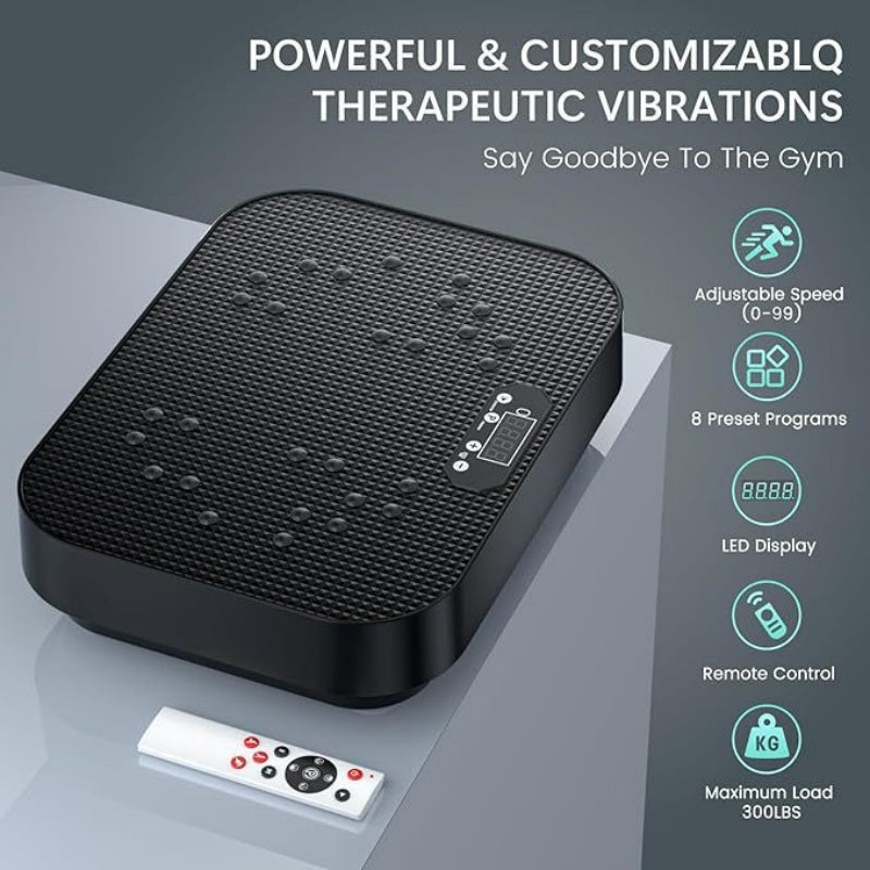 Vibration plate side profile view
