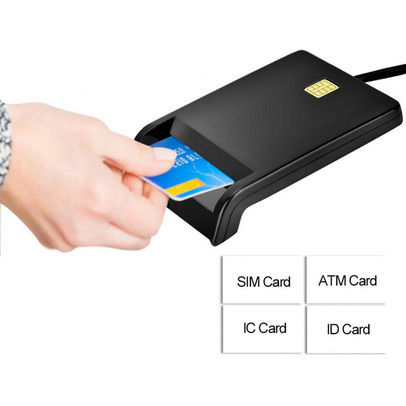 USB Smart Card Reader - ID, SIM, CAC & Bank Card Reader - product photo 8 of 10