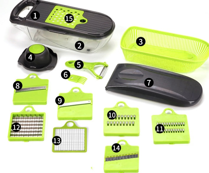 Vegetable cutter 6 blade version