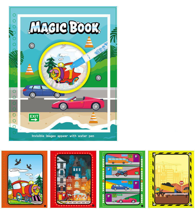 Water painting book Cosmic World theme