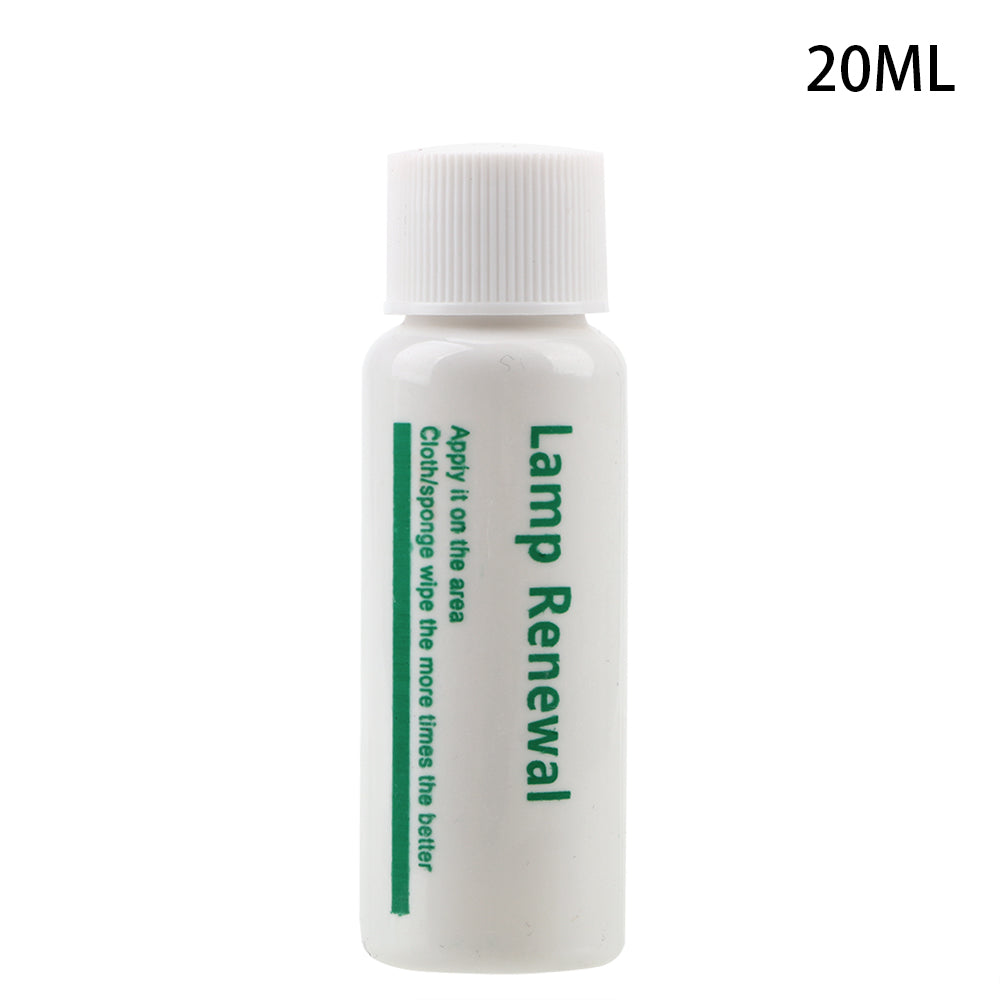 Headlight restoration liquid application steps