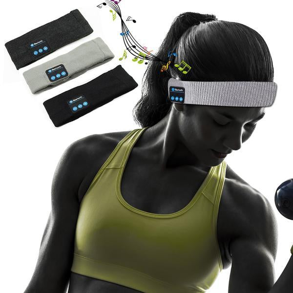 Bluetooth sports headband wireless sleep headphones