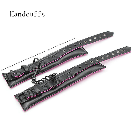 Leather Restraint & Accessory Bundle Set - product photo 2